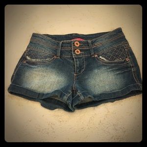 Tinseltown Denim couture shorts jeans